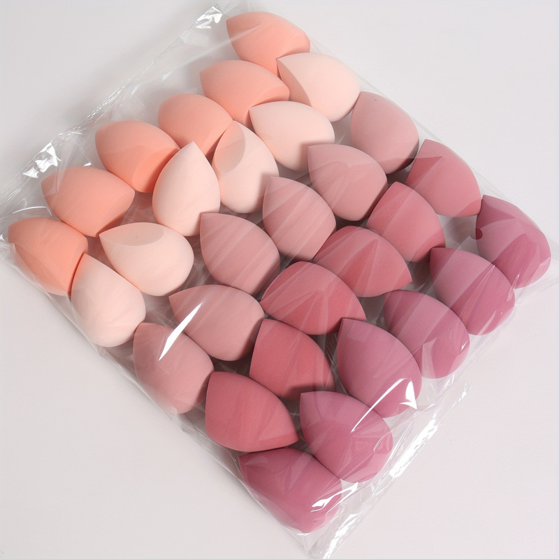Blush Brush Kabuki - 7-set make-upsponspak - geschikt voor vloeistof,