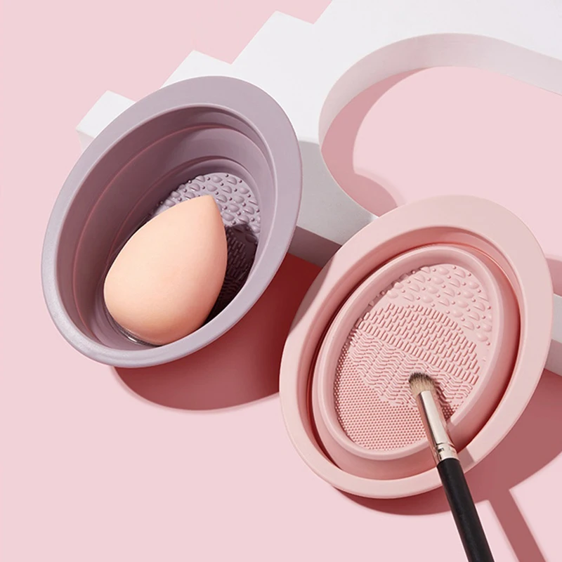 Beauty Makeup Products - Siliconen make-upborstel Reinigingskom Schoonheid Cosmetische borstelreiniger