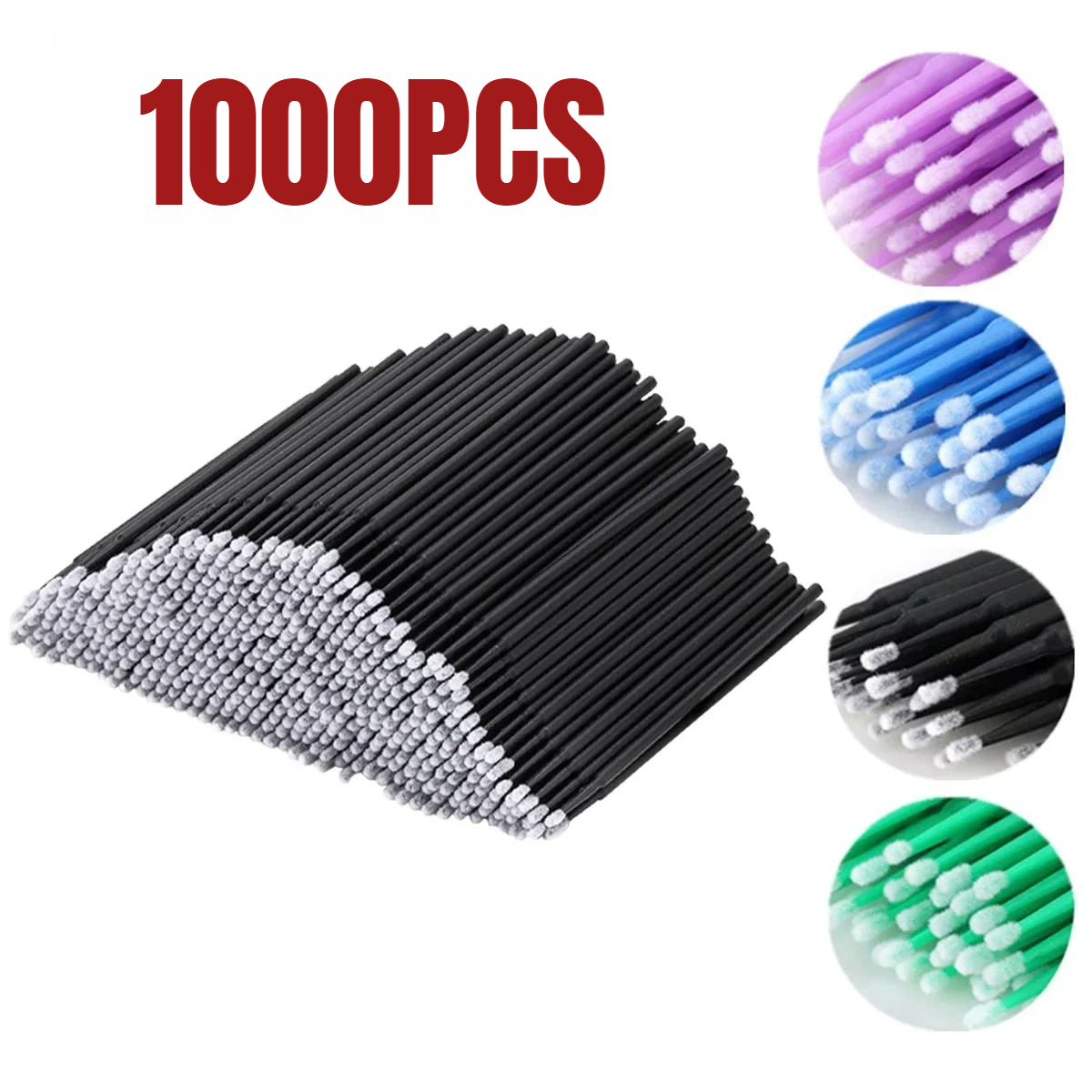Beauty Makeup Products - 1000/500PCS Wimperreinigingsborstel Zeer Kleurrijke Schoonheid Make-up