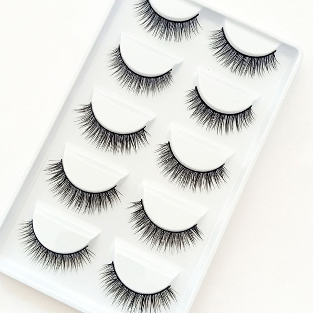 Beauty Makeup Looks - 10 paar natuurlijke valse wimpers cosmetica
