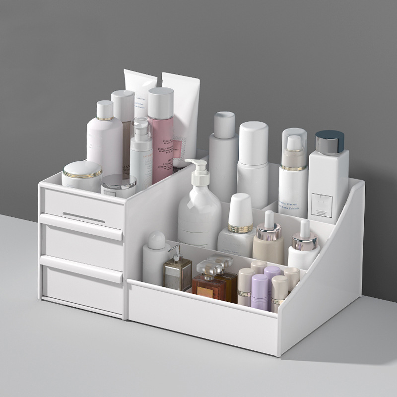 Beauty Makeup Desk - Grote Capaciteit Nieuwe Lade Make-Up Opbergdoos