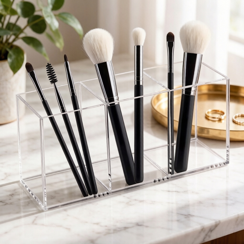 Beauty Makeup Desk - Transparante acryl opbergdoos voor lippenstift, houder