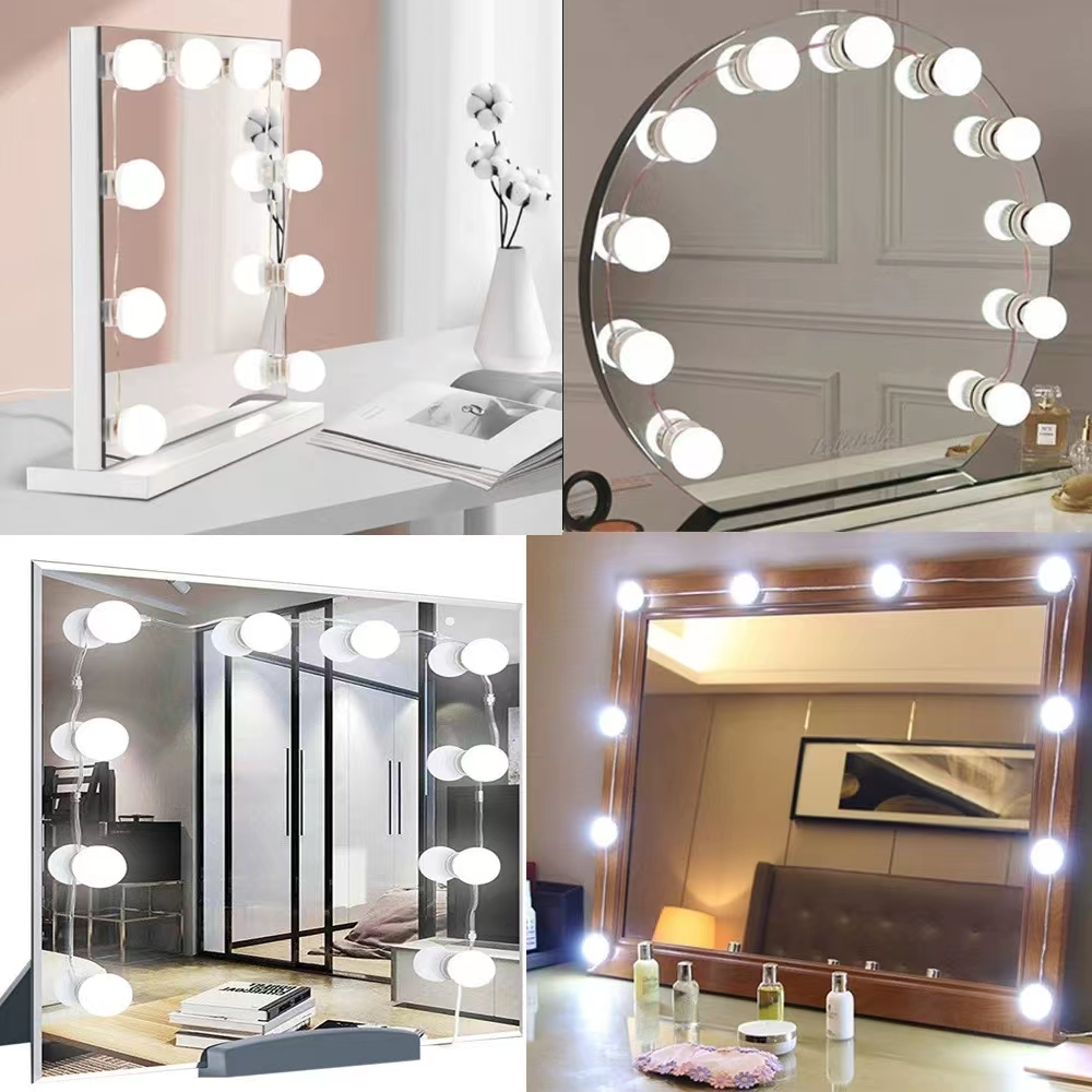Beauty Makeup Desk - LED-lichtpasta spiegel make-up gloeilampen, make-upspiegel ijdelheid