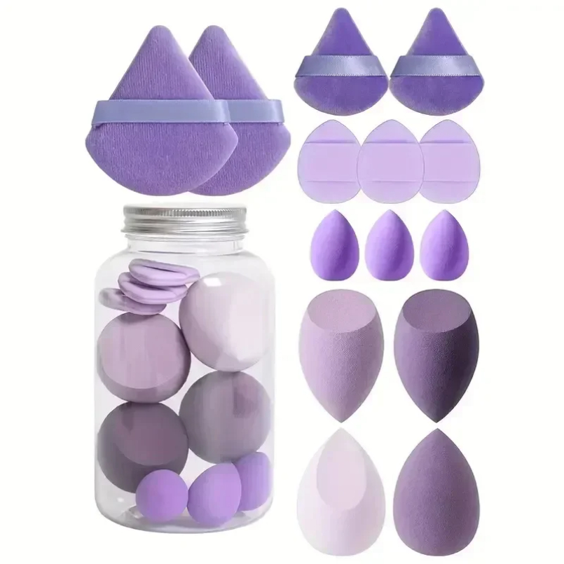 Beauty Bay Makeup - 12/14 Stuks Make-Up Spons Cosmetische Bladerdeeg