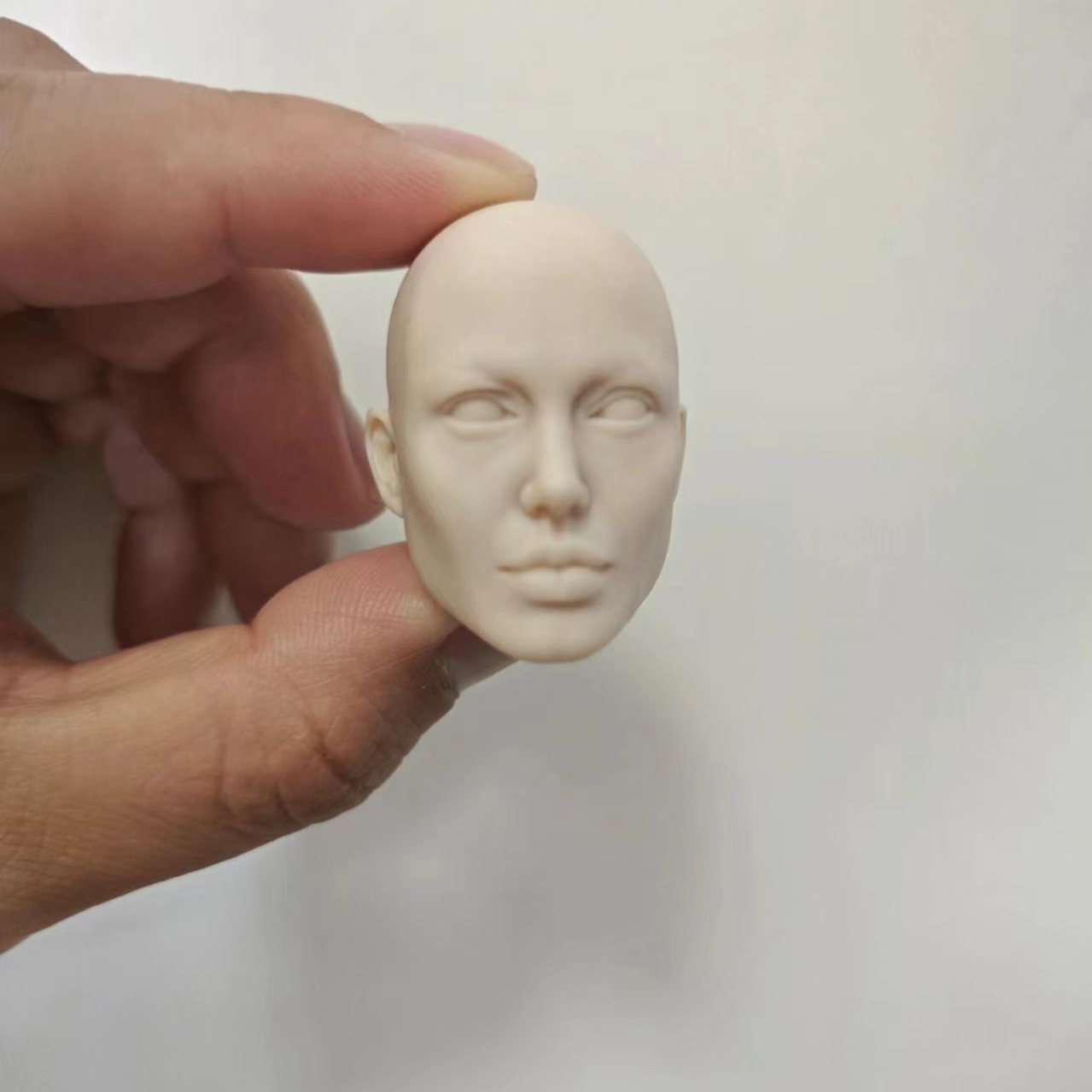 Beauty Real Makeup - 1/6 Schaal Ongeverfd Europese Schoonheid Head