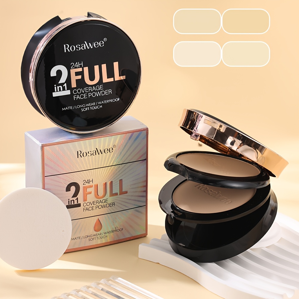Concealer Full Coverage - 24 uur lang houdbare matte gezichtspoeder,