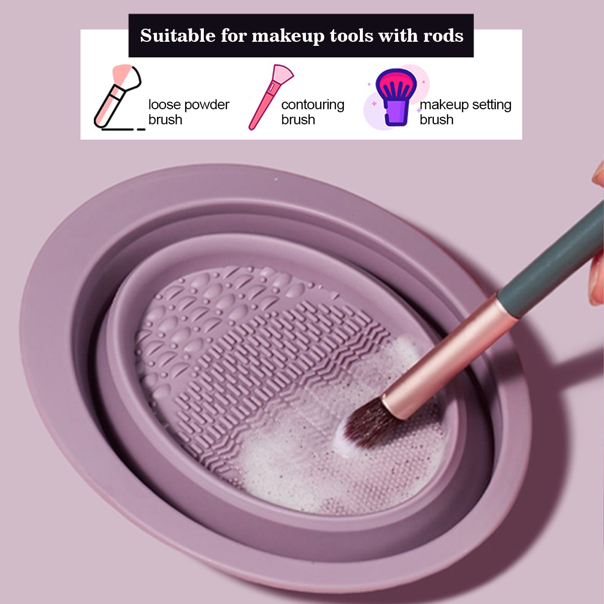 Siliconen make-upborstel Reini - Beauty Makeup Products recensie en prijs