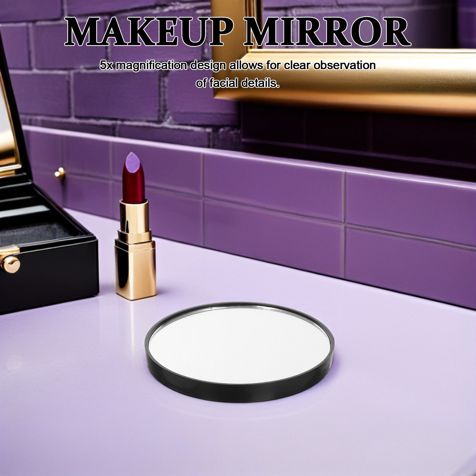 5-delige mini-reisspiegel 5x v - Beauty Works Makeup recensie en prijs