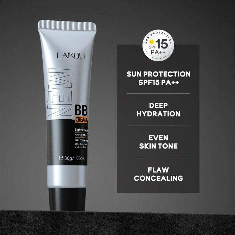BB Cream voor mannen SPF15 PA+ - Concealer Full Coverage recensie en prijs