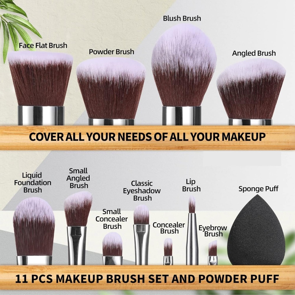 BS-MALL Make-Up Kwasten Set 11 - Blush Brush Kabuki recensie en prijs