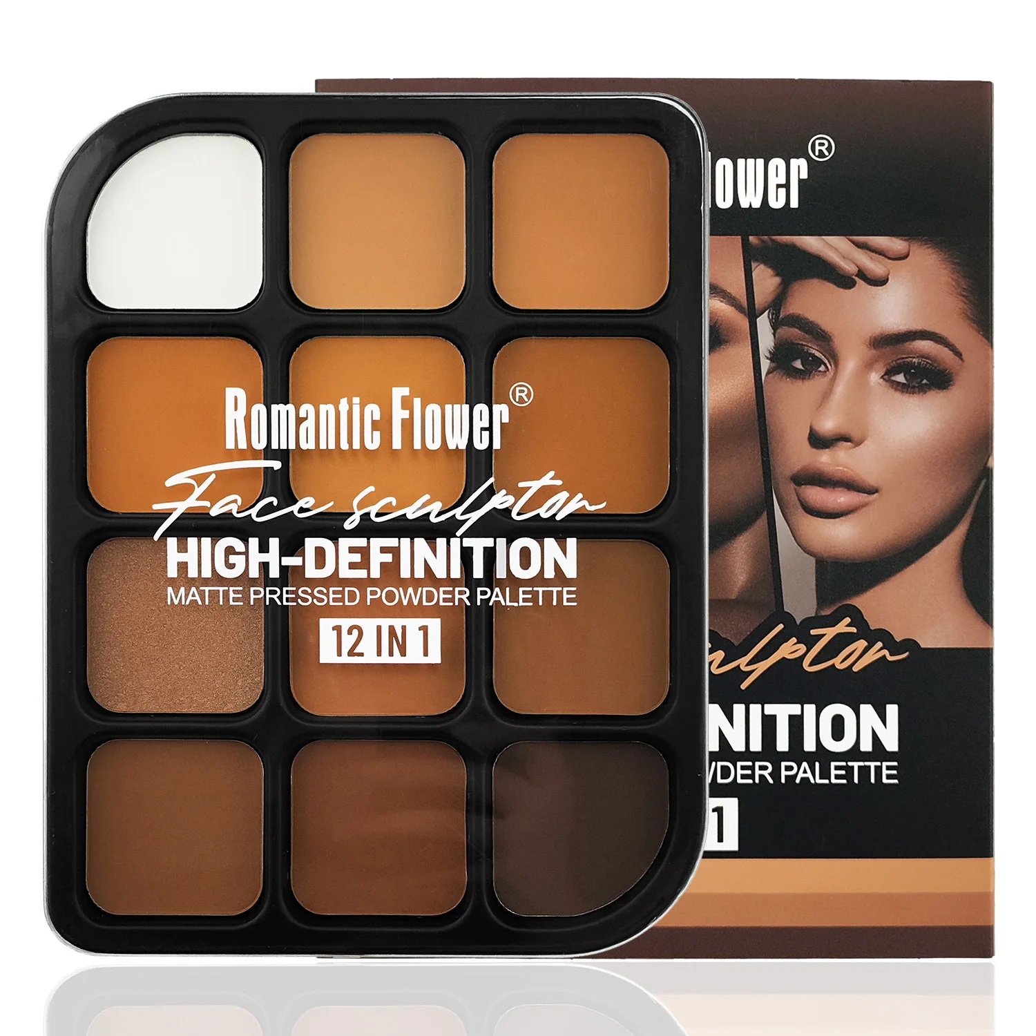 Diepe huid 12-kleuren mat cont - Concealer Full Coverage recensie en prijs