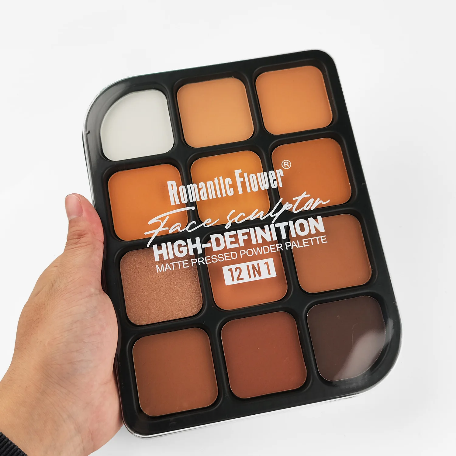 Diepe huid 12-kleuren mat cont - Concealer Full Coverage recensie en prijs