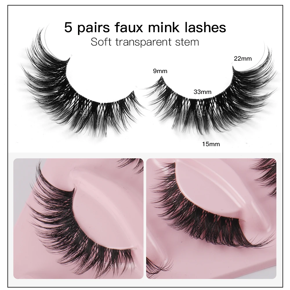 Cat Eye 5 Paar 3D Natuurlijke  - Beauty Makeup Looks recensie en prijs