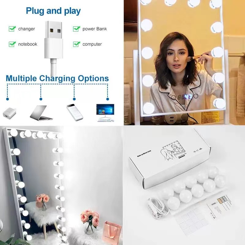 LED-lichtpasta spiegel make-up - Beauty Makeup Desk recensie en prijs